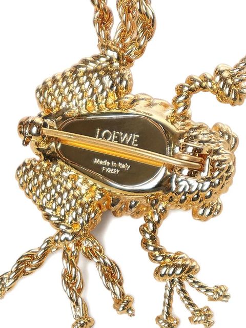 LOEWE frog brooch - Gold