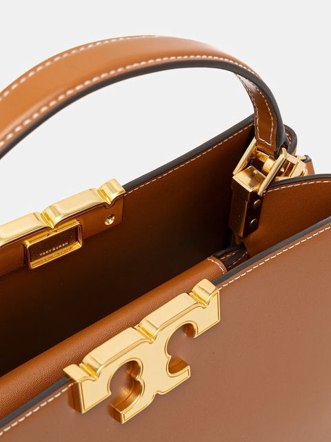 Tory Burch torebka skórzana Eleanor kolor brązowy 137312-201