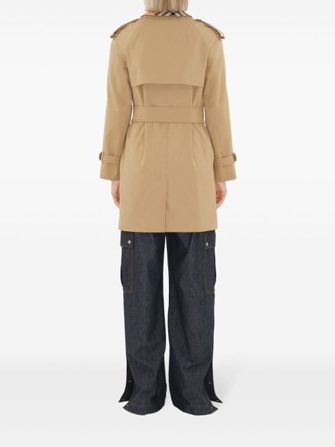 Burberry Vintage Check cotton trench coat - Neutrals