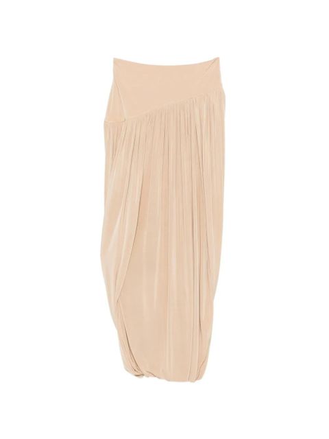 Ferragamo draped midi skirt - Neutrals - zdjęcie produktu nr 1