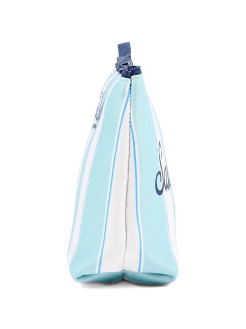 MC2 Saint Barth striped zip pouch - Blue