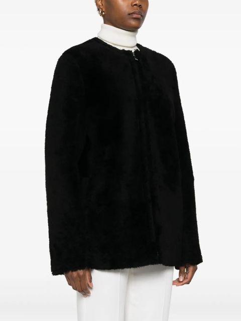 TOTEME shearling jacket - Black