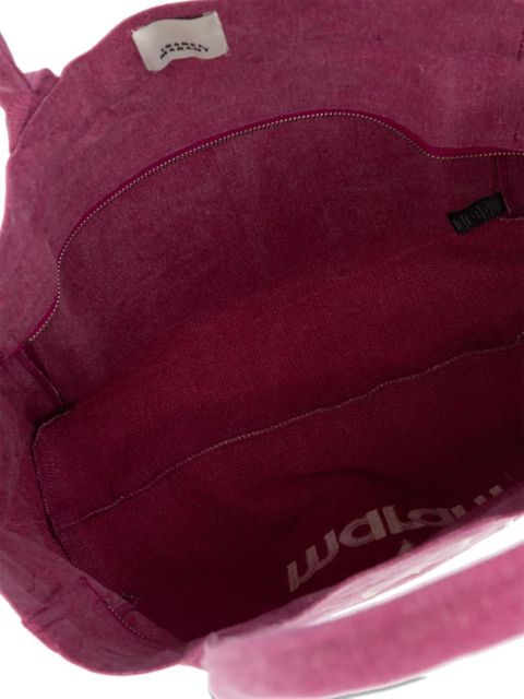 ISABEL MARANT Yenky logo-embroidered tote bag - Pink