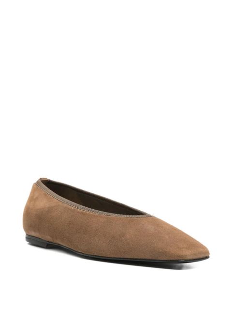 TOTEME suede ballet flats - Neutrals - zdjęcie produktu nr 2