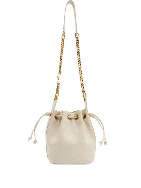 Saint Laurent Cassandre bucket bag - White - zdjęcie produktu nr 1