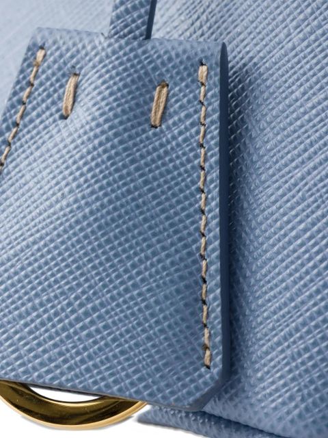 Prada mini Galleria leather tote bag - Blue