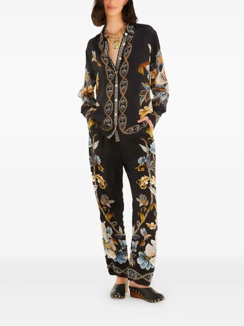 FARM Rio floral trousers - Black - zdjęcie produktu nr 2