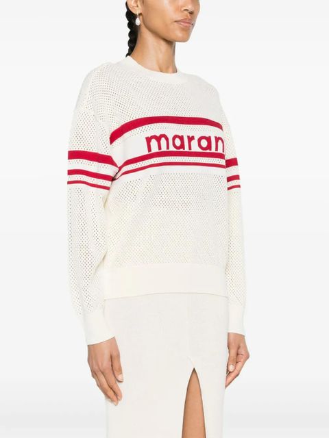 MARANT ÉTOILE Arwen open-knit jumper - Neutrals
