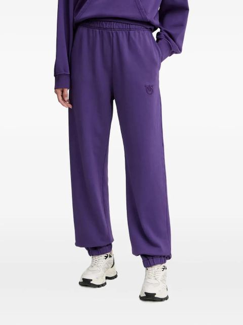 PINKO logo-embroidered track pants - Purple - zdjęcie produktu nr 1