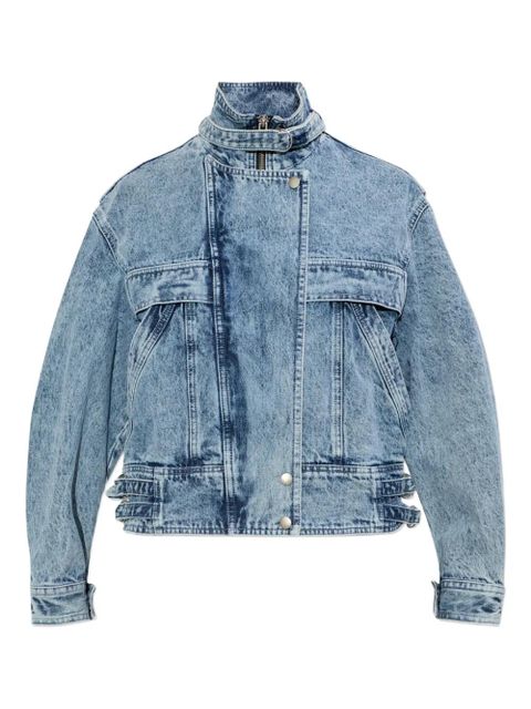 MARANT ÉTOILE buckled zip-up jacket - Blue - zdjęcie produktu nr 1