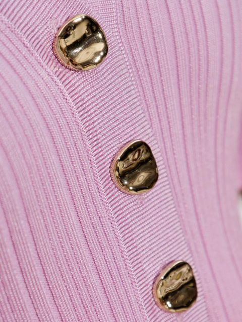 Self-Portrait knit mini dress - Pink