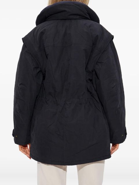 MARANT ÉTOILE Damone hooded buttoned coat - Black