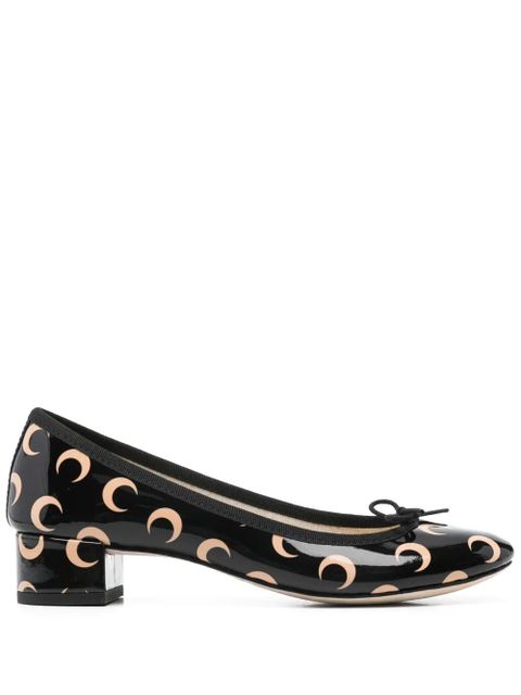 Marine Serre x Repetto 30mm Camille pumps - Black - zdjęcie produktu nr 1