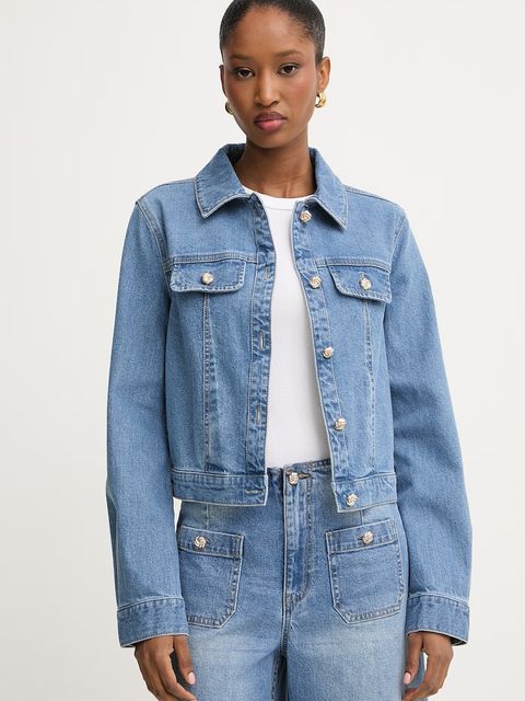 Morgan krótka kurtka damska jeansowa - zdjęcie produktu nr 2