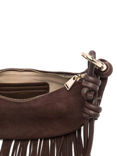 Simkhai Avery fringe cross body bag - Brown