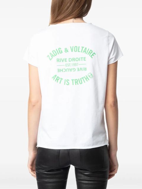 Zadig&Voltaire logo-print T-shirt - White