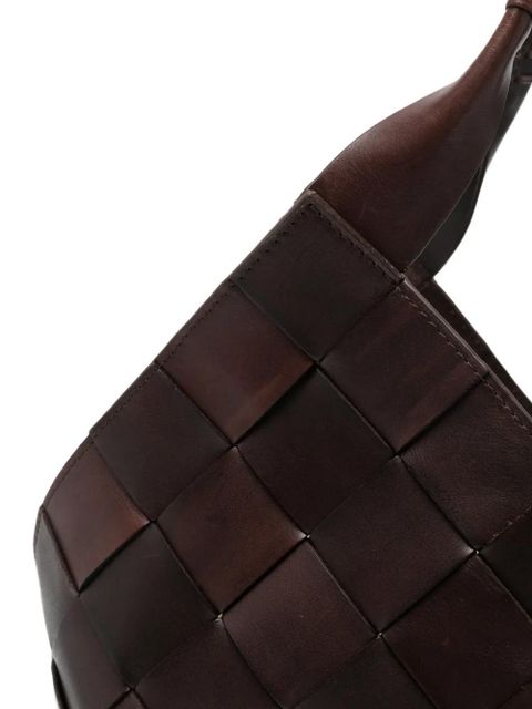 DRAGON DIFFUSION Castello woven-leather tote bag - Brown