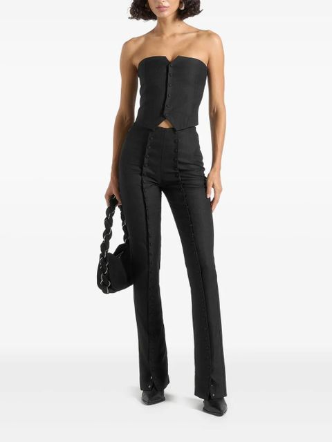 Manière De Voir Lise cropped tailored blazer set - Black - zdjęcie produktu nr 2