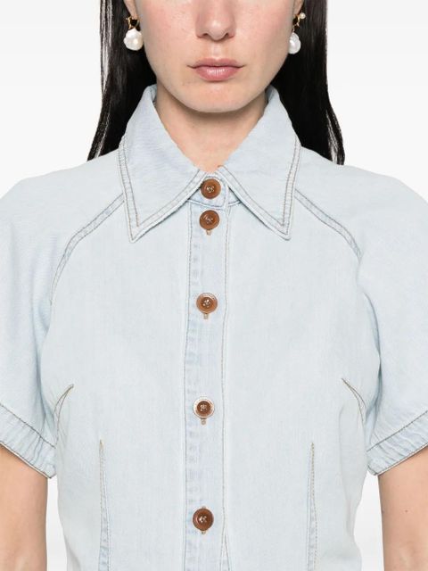 ZIMMERMANN Tallow shirt - Blue - zdjęcie produktu nr 2