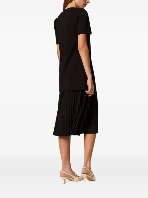 TWINSET pleated midi dress - Black