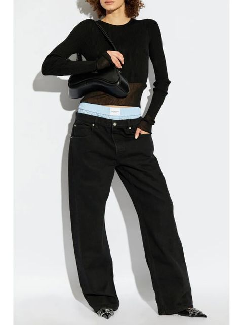 Diesel M-Sleshs knitted top - Black - zdjęcie produktu nr 2