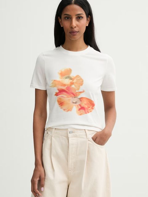 Never Fully Dressed T-shirt damski bawełniany z elastanem - zdjęcie produktu nr 1