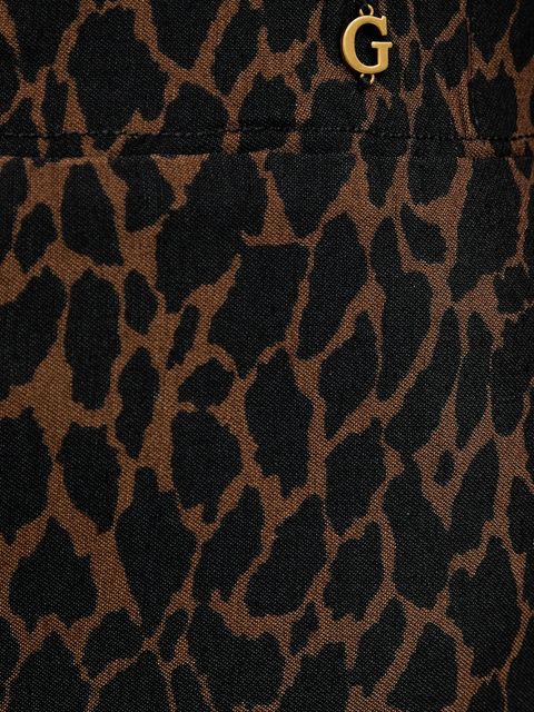 Guess spódnica CRETA kolor brązowy midi ołówkowa W5BD84 W2362