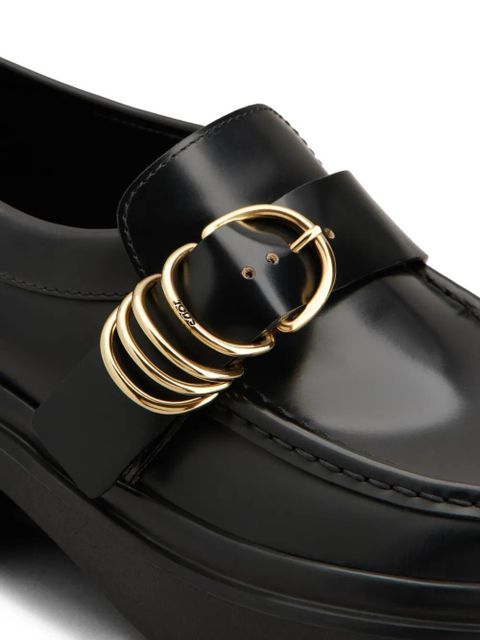 Tod's leather loafers - Black