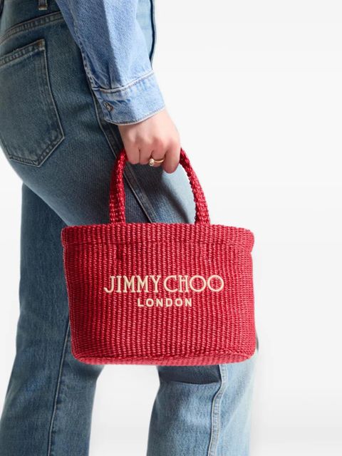 Jimmy Choo Beach East-West top handle mini bag - Red - zdjęcie produktu nr 2