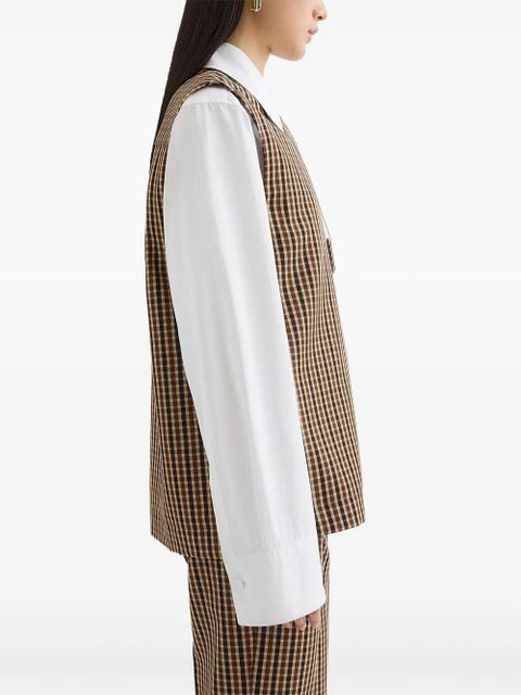 Jil Sander wool top - Brown - zdjęcie produktu nr 2