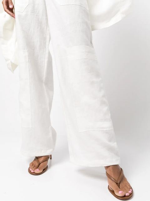 Cult Gaia Wynn wide-leg trousers - White