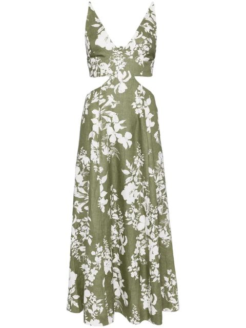 Reformation Samara dress - Green - zdjęcie produktu nr 1