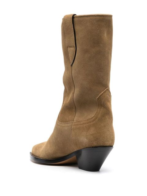 ISABEL MARANT Dahope suede boots - Neutrals