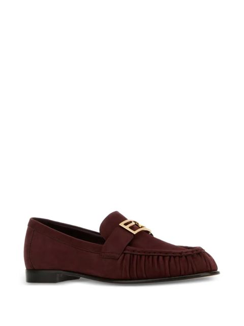 FENDI FF Baguette suede loafers - Brown - zdjęcie produktu nr 2