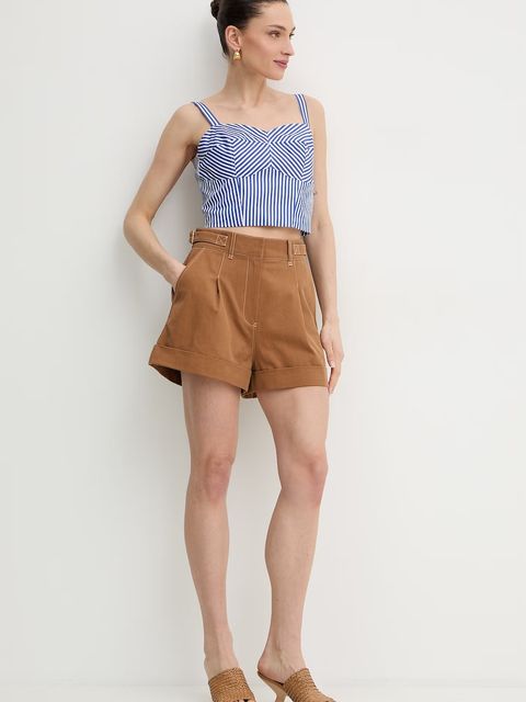 Guess crop top damski bawełniany TECLA - zdjęcie produktu nr 1