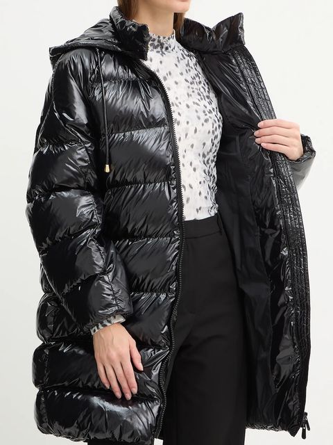 Pinko kurtka kolor czarny zimowa 105335 A00N