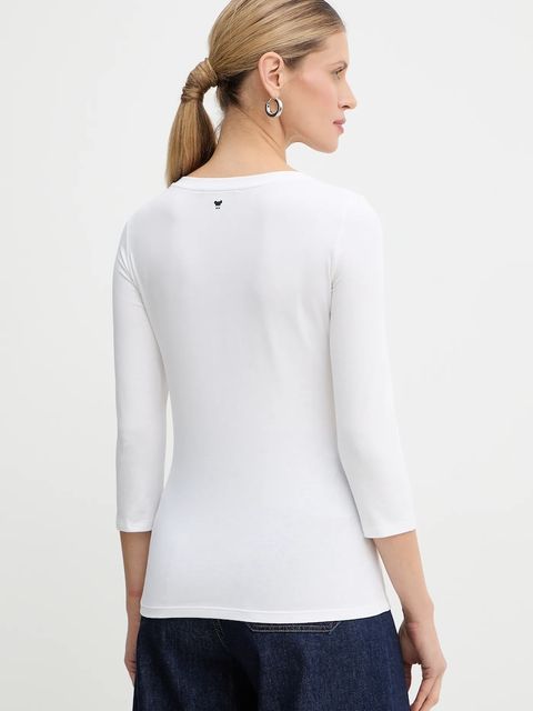 Weekend Max Mara longsleeve MULTIA kolor biały 2615971011600