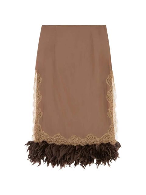 16Arlington Velino midi skirt - Brown - zdjęcie produktu nr 1