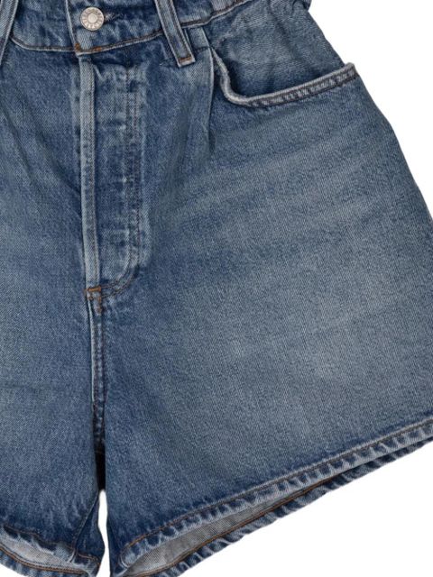 AGOLDE Lyonne high-waisted shorts - Blue