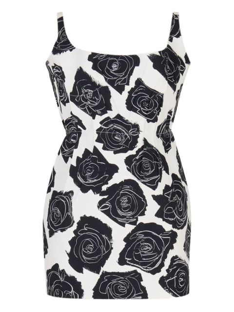Marni floral-print minidress - White - zdjęcie produktu nr 1