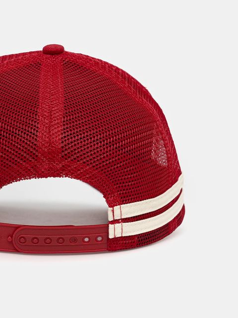 Guess Originals czapka z daszkiem bawełniana VINTAGE kolor czerwony M5YZ04 WO07T