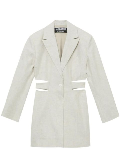 Jacquemus La Robe Bari blazer minidress - Neutrals - zdjęcie produktu nr 1