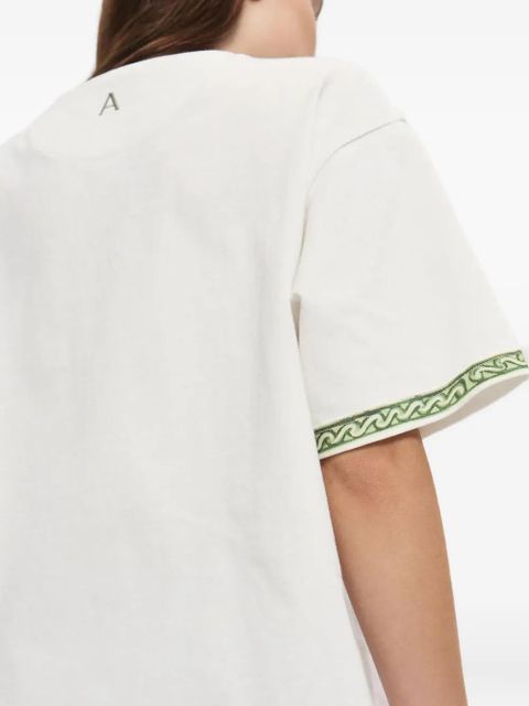 ALEMAIS graphic-print T-shirt - White - zdjęcie produktu nr 2