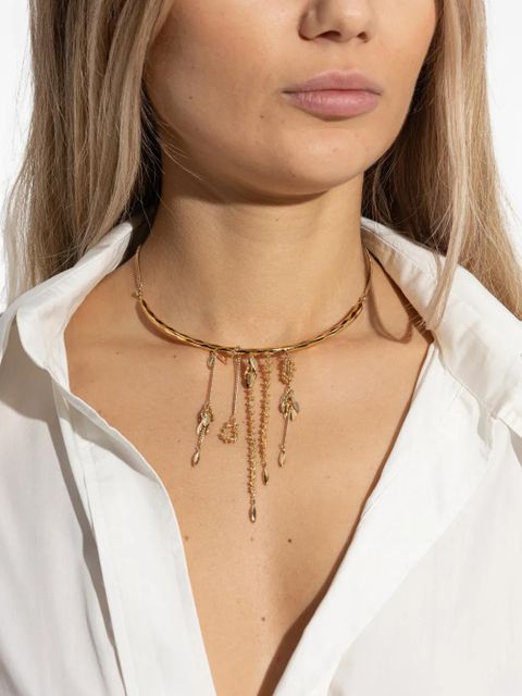 ISABEL MARANT Dore leaf-charm necklace - Gold - zdjęcie produktu nr 2