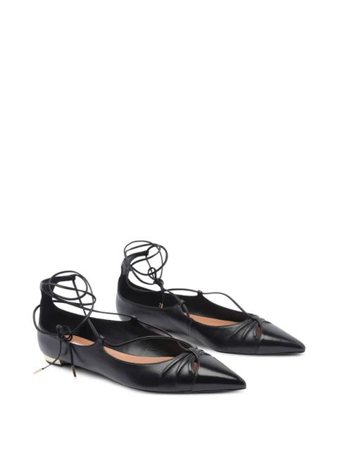 Aquazzura Gabi ballerina shoes - Black