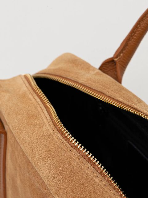 Answear.LAB torebka skórzana kolor brązowy