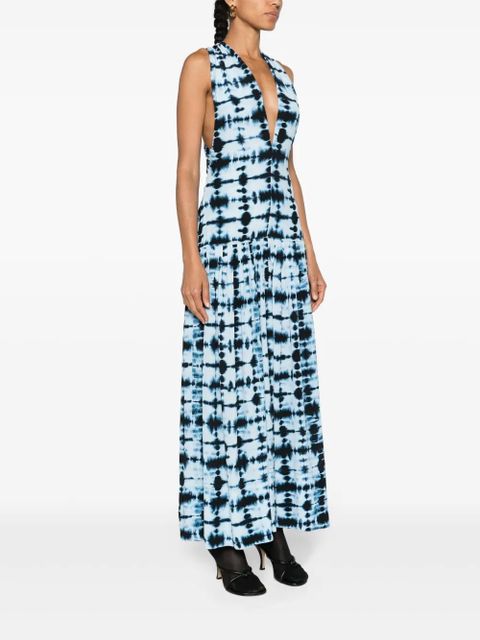 Proenza Schouler Simone tie-dye midi dress - Blue