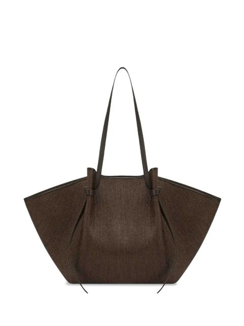 Yuzefi Mochi woven tote bag - Brown - zdjęcie produktu nr 1