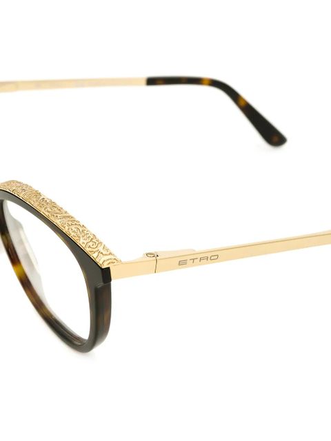ETRO cat-eye frame glasses - Gold - zdjęcie produktu nr 2