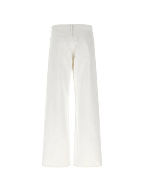 AGOLDE belt-loops jeans - White